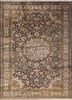 gulmarg blue silk hand knotted Rug - HeadShot gulmarg blue silk hand knotted Rug - HeadShot