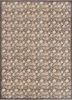 aalam beige and brown wool hand knotted Rug - HeadShot