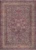 aalam red and orange wool hand knotted Rug - HeadShot aalam red and orange wool hand knotted Rug - HeadShot
