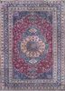 aalam gold wool hand knotted Rug - HeadShot