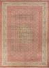 aalam red and orange wool hand knotted Rug - HeadShot aalam red and orange wool hand knotted Rug - HeadShot