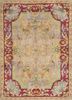 aalam pink and purple wool hand knotted Rug - HeadShot aalam pink and purple wool hand knotted Rug - HeadShot