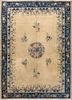 pechino beige and brown wool hand knotted Rug - HeadShot pechino beige and brown wool hand knotted Rug - HeadShot