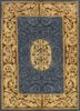 aalam blue wool hand knotted Rug - HeadShot aalam blue wool hand knotted Rug - HeadShot