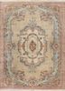 pechino ivory wool hand knotted Rug - HeadShot