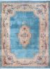 aalam blue wool hand knotted Rug - HeadShot aalam blue wool hand knotted Rug - HeadShot