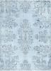 vintage blue wool hand knotted Rug - HeadShot vintage blue wool hand knotted Rug - HeadShot