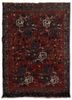 vintage red and orange wool hand knotted Rug - HeadShot vintage red and orange wool hand knotted Rug - HeadShot