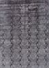 azalea grey and black wool and silk hand knotted Rug - HeadShot azalea grey and black wool and silk hand knotted Rug - HeadShot