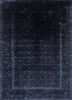 aalam blue wool and silk hand knotted Rug - HeadShot aalam blue wool and silk hand knotted Rug - HeadShot