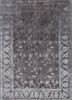 azalea grey and black wool and silk hand knotted Rug - HeadShot azalea grey and black wool and silk hand knotted Rug - HeadShot