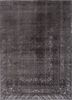 azalea grey and black wool and silk hand knotted Rug - HeadShot azalea grey and black wool and silk hand knotted Rug - HeadShot