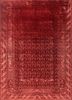 aalam red and orange wool and silk hand knotted Rug - HeadShot aalam red and orange wool and silk hand knotted Rug - HeadShot