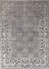 azalea green wool and silk hand knotted Rug - HeadShot azalea green wool and silk hand knotted Rug - HeadShot