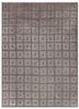 aalam grey and black wool and silk hand knotted Rug - HeadShot aalam grey and black wool and silk hand knotted Rug - HeadShot