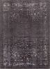 azalea grey and black wool and silk hand knotted Rug - HeadShot azalea grey and black wool and silk hand knotted Rug - HeadShot