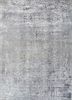 aalam grey and black wool and silk hand knotted Rug - HeadShot aalam grey and black wool and silk hand knotted Rug - HeadShot
