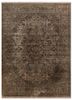 gulmarg green silk hand knotted Rug - HeadShot gulmarg green silk hand knotted Rug - HeadShot