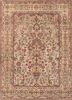 gulmarg red and orange silk hand knotted Rug - HeadShot gulmarg red and orange silk hand knotted Rug - HeadShot