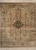 gulmarg green silk hand knotted Rug - HeadShot gulmarg green silk hand knotted Rug - HeadShot