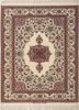aalam red and orange wool hand knotted Rug - HeadShot aalam red and orange wool hand knotted Rug - HeadShot