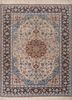 aalam blue wool hand knotted Rug - HeadShot aalam blue wool hand knotted Rug - HeadShot
