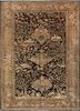 gulmarg blue silk hand knotted Rug - HeadShot