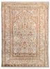 gulmarg gold silk hand knotted Rug - HeadShot gulmarg gold silk hand knotted Rug - HeadShot