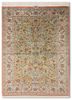 gulmarg green silk hand knotted Rug - HeadShot gulmarg green silk hand knotted Rug - HeadShot