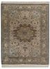 gulmarg green silk hand knotted Rug - HeadShot gulmarg green silk hand knotted Rug - HeadShot