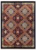 aalam blue wool hand knotted Rug - HeadShot
