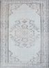 vintage ivory wool hand knotted Rug - HeadShot vintage ivory wool hand knotted Rug - HeadShot