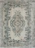 vintage beige and brown wool hand knotted Rug - HeadShot vintage beige and brown wool hand knotted Rug - HeadShot