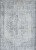 vintage grey and black wool hand knotted Rug - HeadShot vintage grey and black wool hand knotted Rug - HeadShot