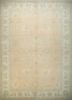 aalam red and orange wool hand knotted Rug - HeadShot