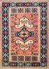 nuray red and orange wool hand knotted Rug - HeadShot nuray red and orange wool hand knotted Rug - HeadShot