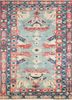 nuray blue wool hand knotted Rug - HeadShot nuray blue wool hand knotted Rug - HeadShot