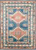 nuray blue wool hand knotted Rug - HeadShot