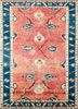 nuray red and orange wool hand knotted Rug - HeadShot nuray red and orange wool hand knotted Rug - HeadShot