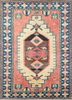 nuray red and orange wool hand knotted Rug - HeadShot nuray red and orange wool hand knotted Rug - HeadShot