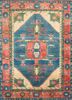 nuray blue wool hand knotted Rug - HeadShot nuray blue wool hand knotted Rug - HeadShot