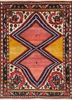 nuray red and orange wool hand knotted Rug - HeadShot nuray red and orange wool hand knotted Rug - HeadShot