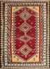 nuray red and orange wool hand knotted Rug - HeadShot nuray red and orange wool hand knotted Rug - HeadShot