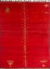 nayaab red and orange wool flat weaves Rug - HeadShot nayaab red and orange wool flat weaves Rug - HeadShot