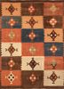 nayaab red and orange wool flat weaves Rug - HeadShot nayaab red and orange wool flat weaves Rug - HeadShot