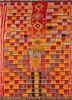nayaab red and orange wool flat weaves Rug - HeadShot nayaab red and orange wool flat weaves Rug - HeadShot