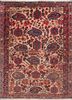 aalam red and orange wool hand knotted Rug - HeadShot aalam red and orange wool hand knotted Rug - HeadShot
