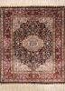 gulmarg blue silk hand knotted Rug - HeadShot gulmarg blue silk hand knotted Rug - HeadShot
