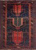 kiaan blue wool hand knotted Rug - HeadShot