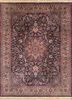 aalam blue wool hand knotted Rug - HeadShot aalam blue wool hand knotted Rug - HeadShot
